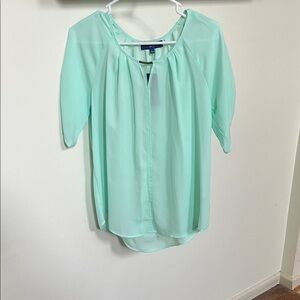 Apt. 9 Light Green Women's Blouse
